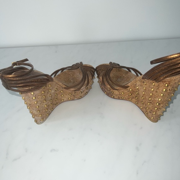 Gucci platform studded wedges - Picture 5 of 6